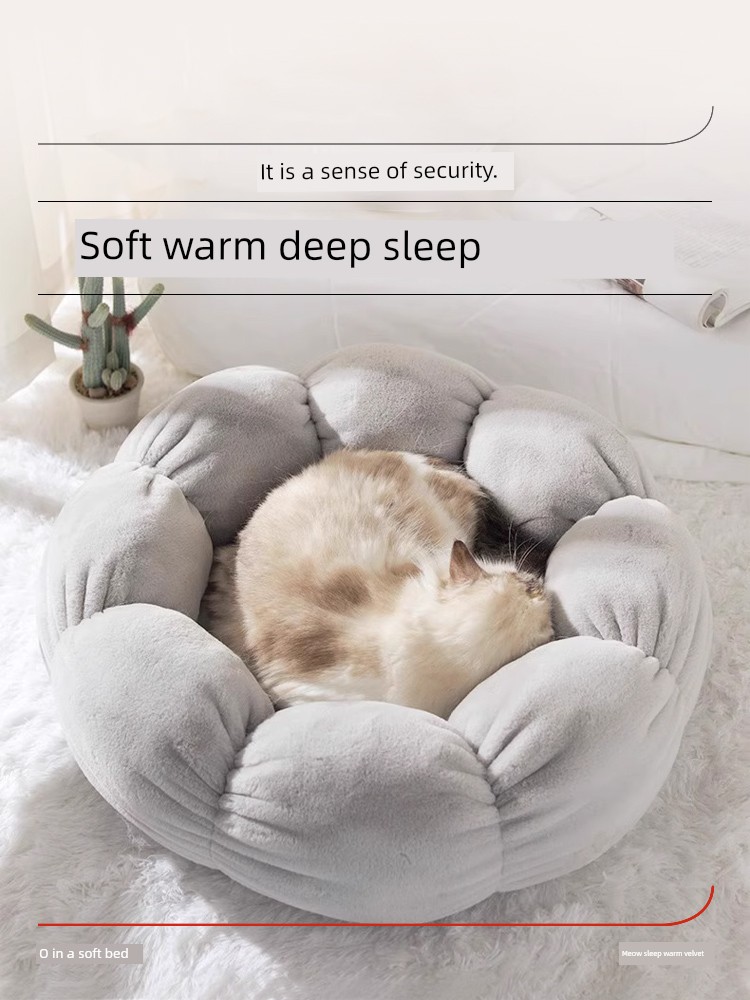 Cat Nest Winter Heattech Cat All Year Round Neutral Cat Bed Teddy Small Size Dogs Winter Kennel Cat Mat Pet Supplies