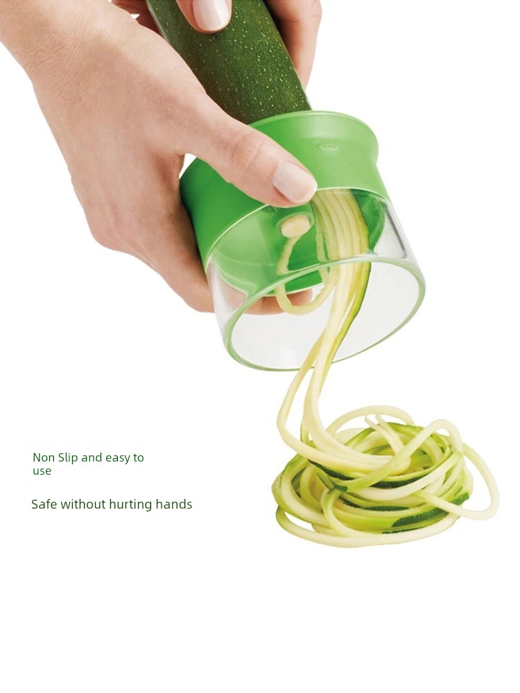 Rotate Grater Kitchen Multi-Functional Luffa Cucumber Peeler Flour Dough Noodle Cutter Fruit-and-Vegetable Slicer