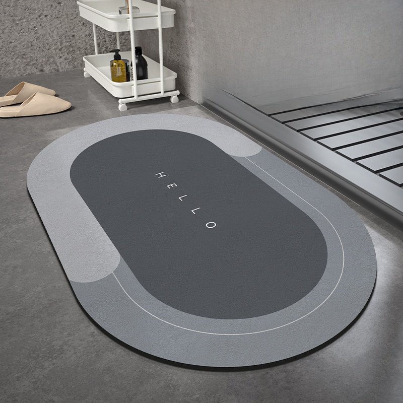 Dajiang Floor Mat Absorbent Floor Mat Bathroom Entrance Carpet Bathroom Toilet Bathroom Non-Slip Mat