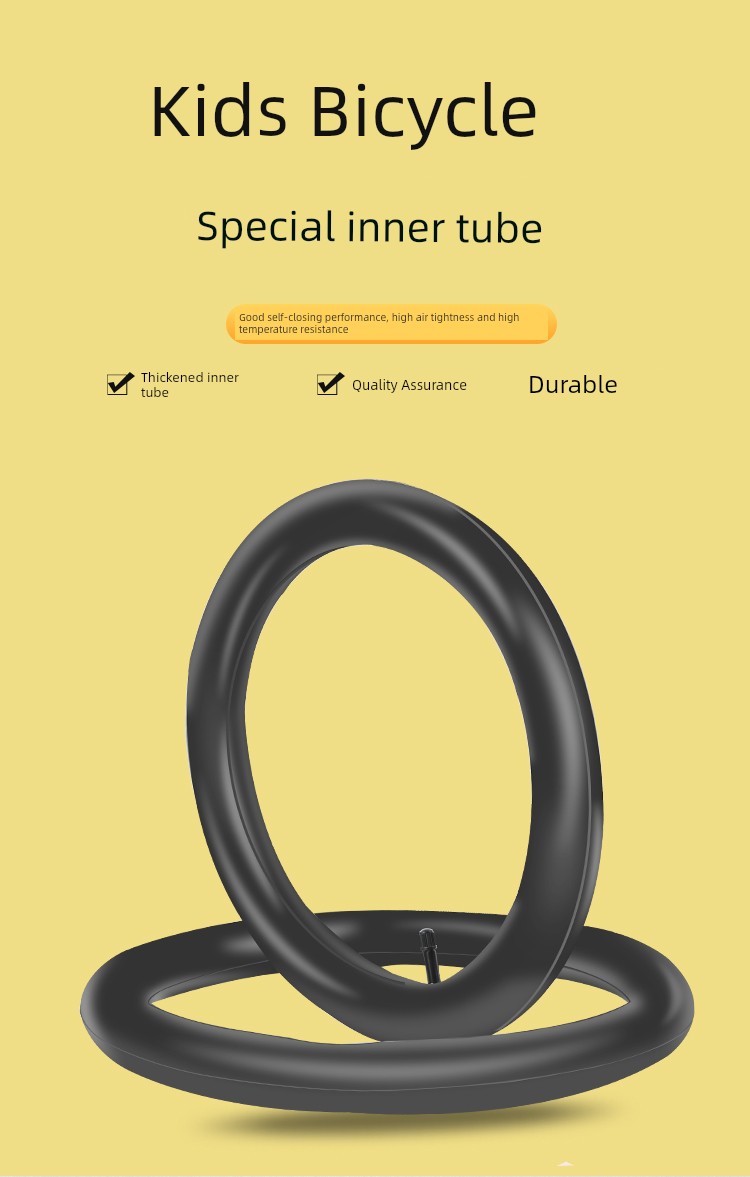 Premium Bike Inner Tube - Fits 12-26 Inches