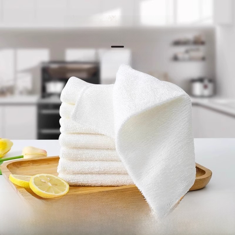 Bamboo Fiber Dishcloth Oil-Free Kitchen Special Wipes Absorbent Lint-Free Dish Towel Easy to Clean and Remove Oil Towel