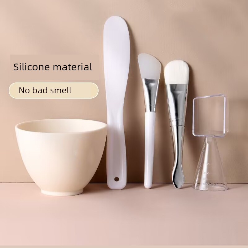 Silicone Spoon Beauty Salon Wet Compress Mask Blending Bowl
