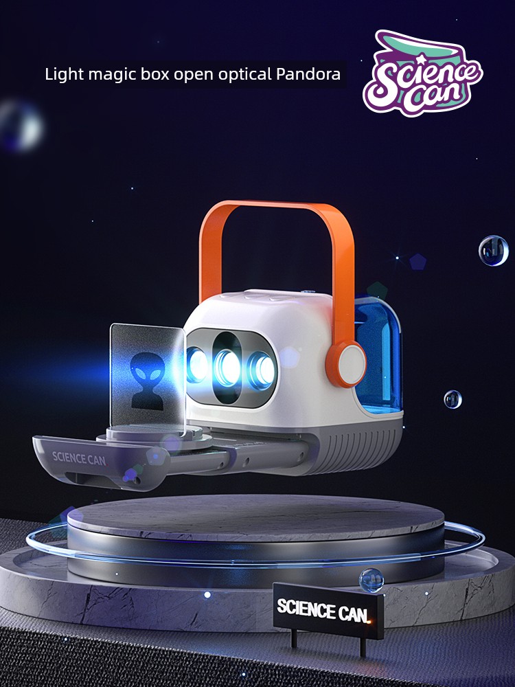Science Canned Light Shadow Magic Box Stem Optical Toy Kids Science Small Experiment Equipment Set Birthday Gift