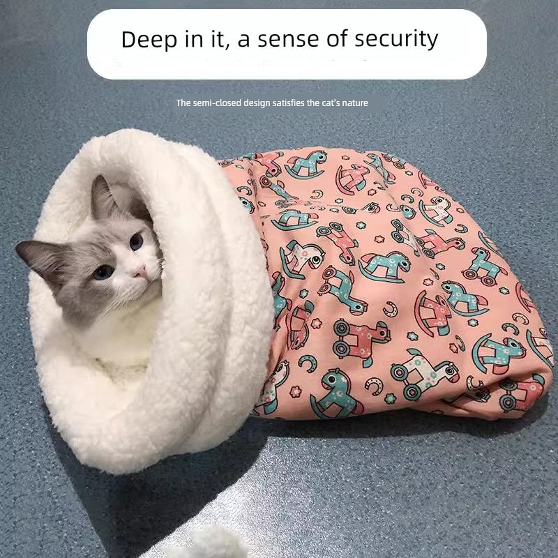Heattech Closed Pet Products Kennel Cat Sleeping Bag