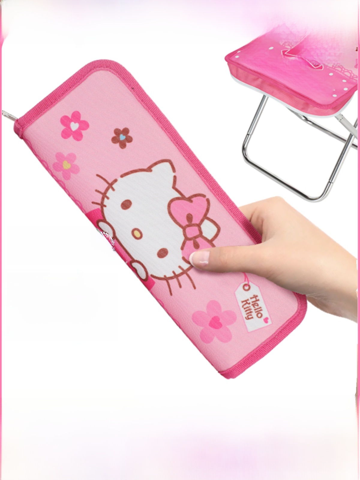Mesuca Pencil Case Light Mini Travel Folding Stool