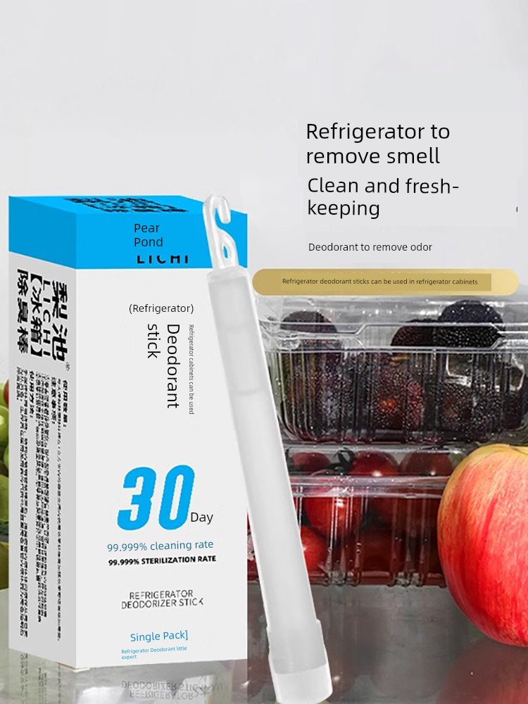 Refrigerator Deodorant Sticks Freshener Deodorant Stick Chlorine Dioxide Slow Release Stick Fresh Stick Wardrobe Shoe Cabinet Deodorant Handy Gadget