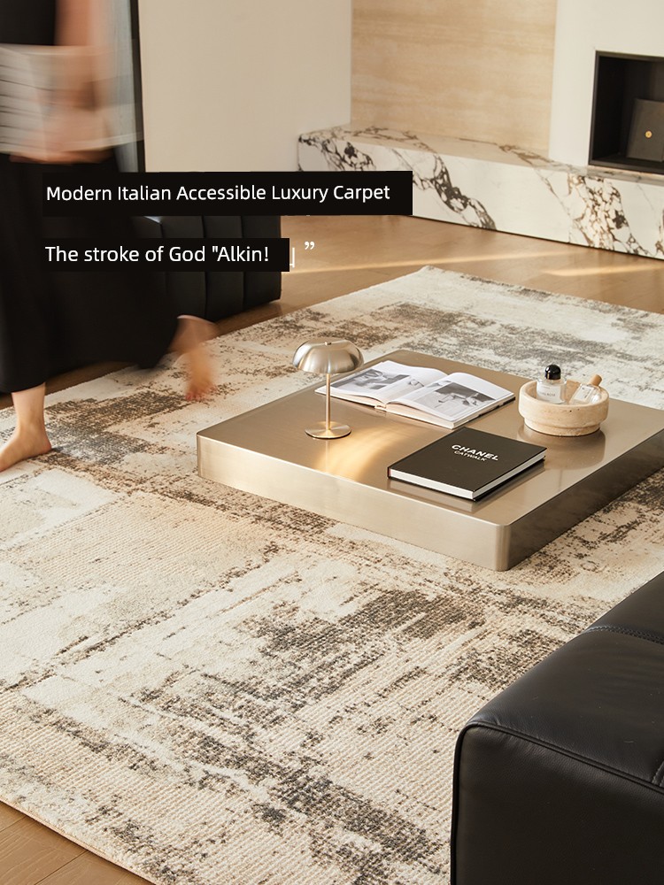 Wilton Carpet Living Room 2025 New Arrival Accessible Luxury Fancy Italian Washable Erasable Bedroom Coffee Table Bedside Mats