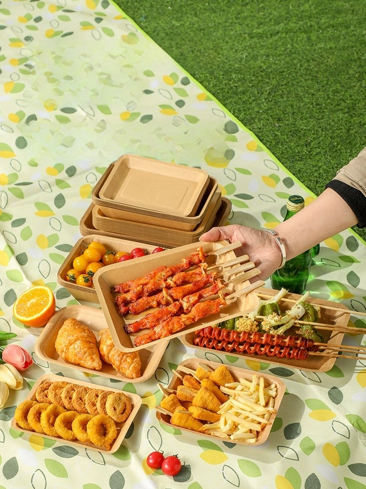 Disposable Food Grade Sushi to-Go Box Commercial Outdoor