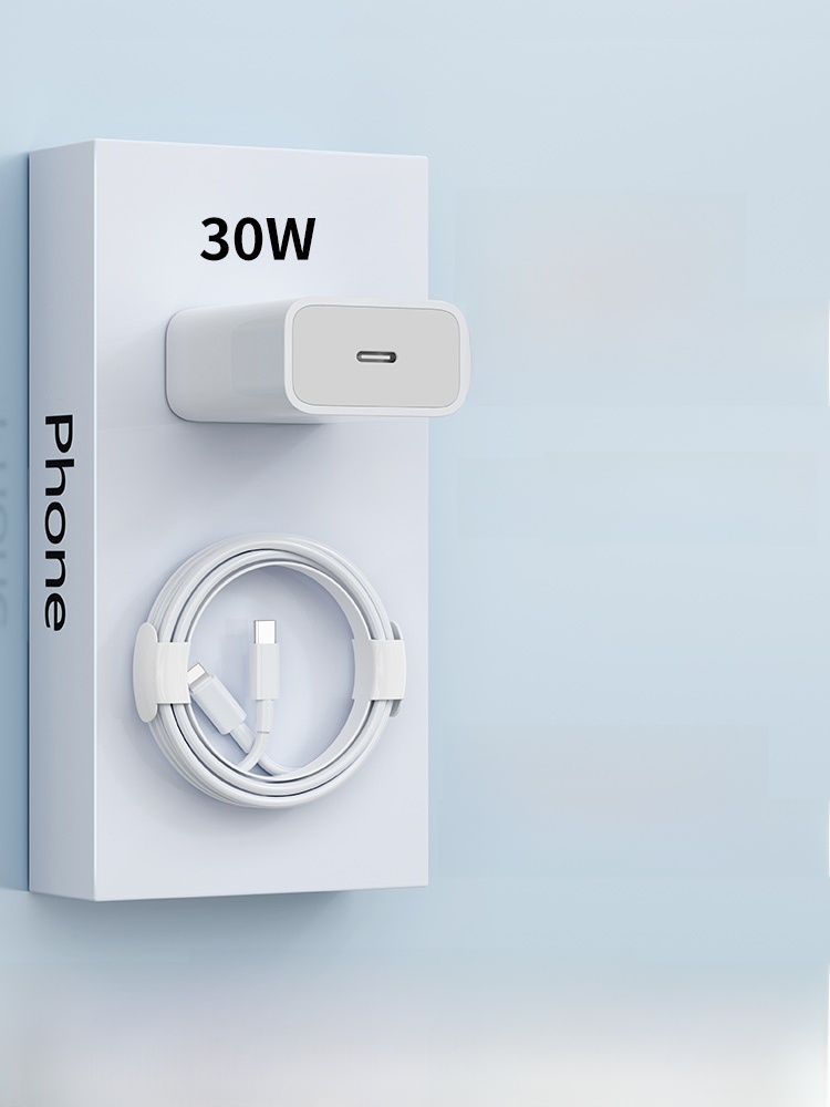 [30W Fast Charge] BS Suitable for Iphone14promax Data Cable 13 Apple 12 Charging Cable PD Flash Charge 11 Mobile Phone 8plus Long 2 M iPad Genuine Goods XR/Xs Charging 7 Original Single Head 6