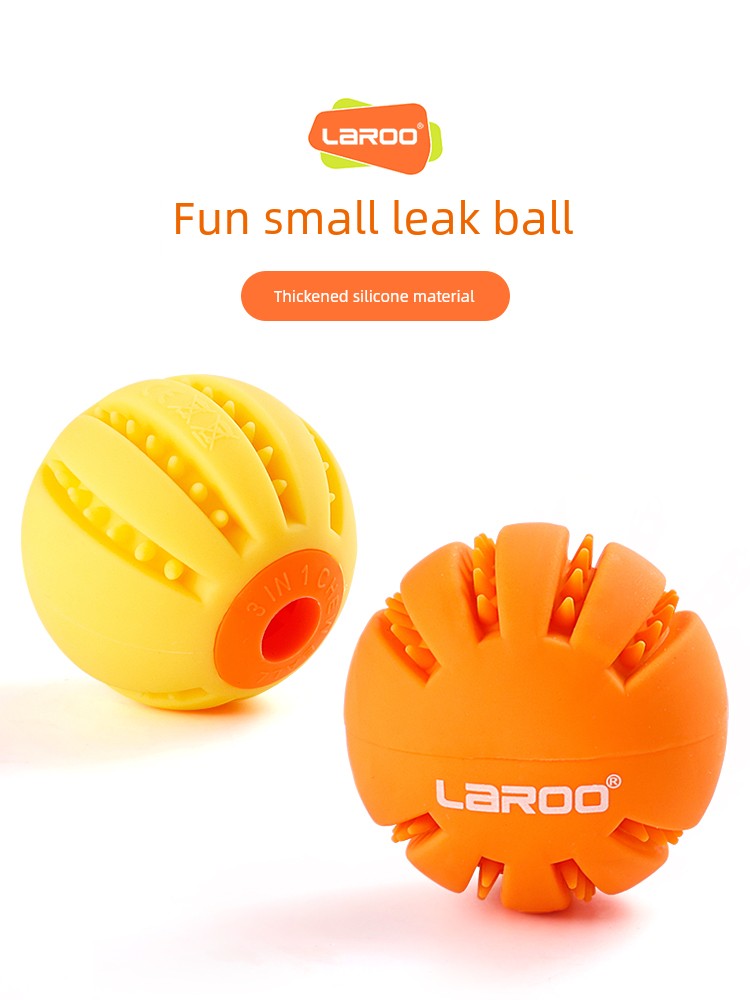 Leno Dog Food Dropping Ball Toy Puzzle Relieving Stuffy Big Puppy Teddy/Golden Retriever Molar Long Lasting Pet Funny Dog Supplies