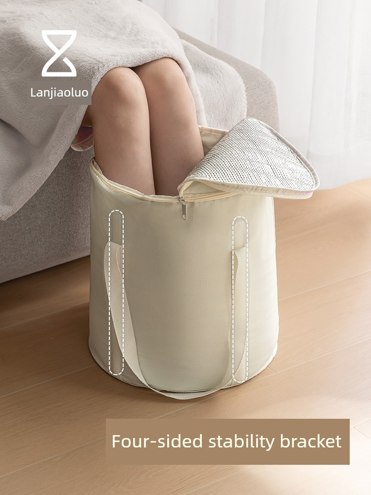 Lanjiaoluo Foot Bath Barrel For Home Foldable Portable Health Care over Calf Insulation Foot Bath Bag Feet-Washing Basin Feet Bathing Tub