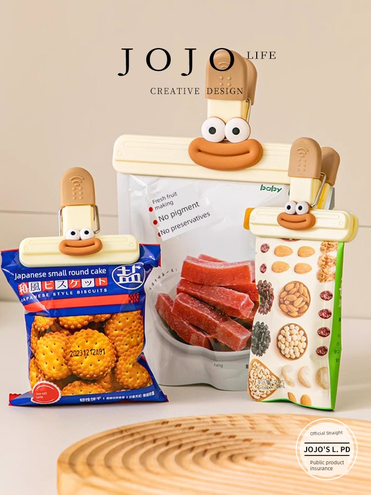 Jojo's L. Pd. Mr. Grocery. Food Seal Clip Sealing Clip Moisture-Proof Snacks Little Clip | Private Search