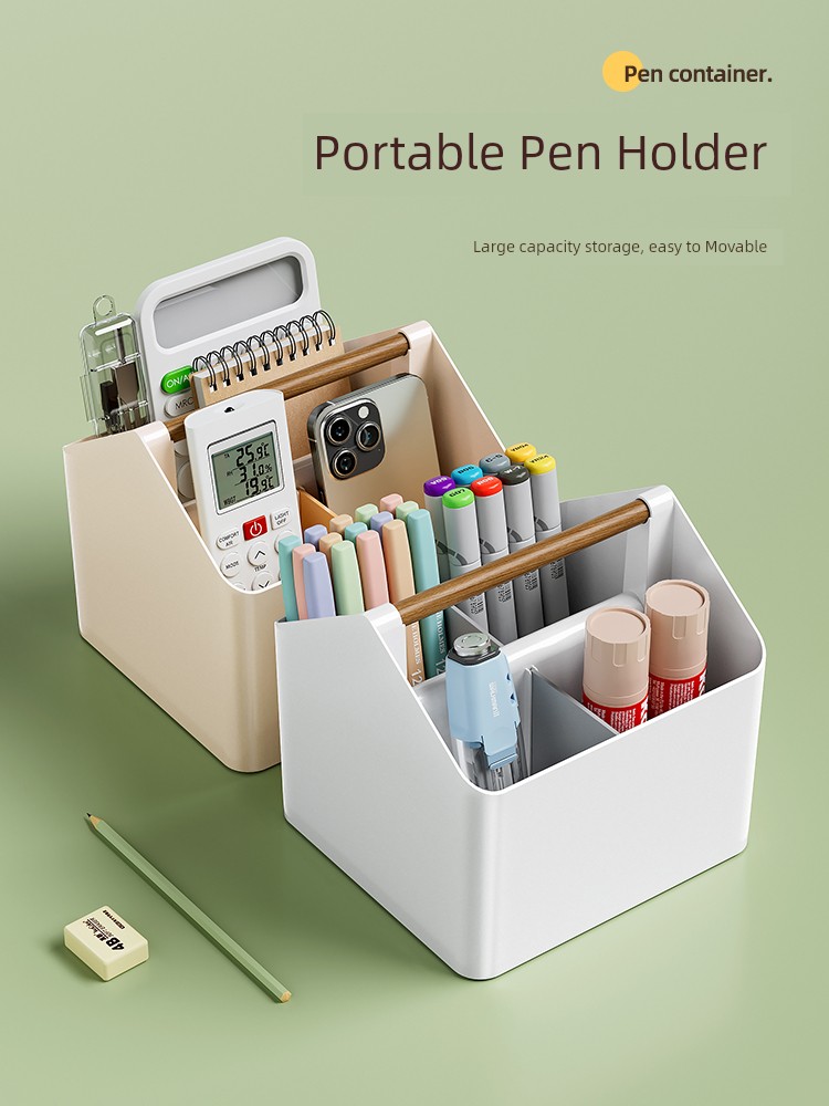 Desktop Storage Box Desk Stationery Storage Rack Sundries Snack Cosmetics Small Box Remote Control Dormitory Desk