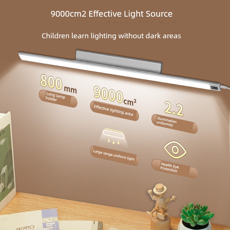 Bench Wall-Mounted Magnetic Reading Lamp for Eye Protection Learning Student Dormitory Desk Bedside Lamp Kids