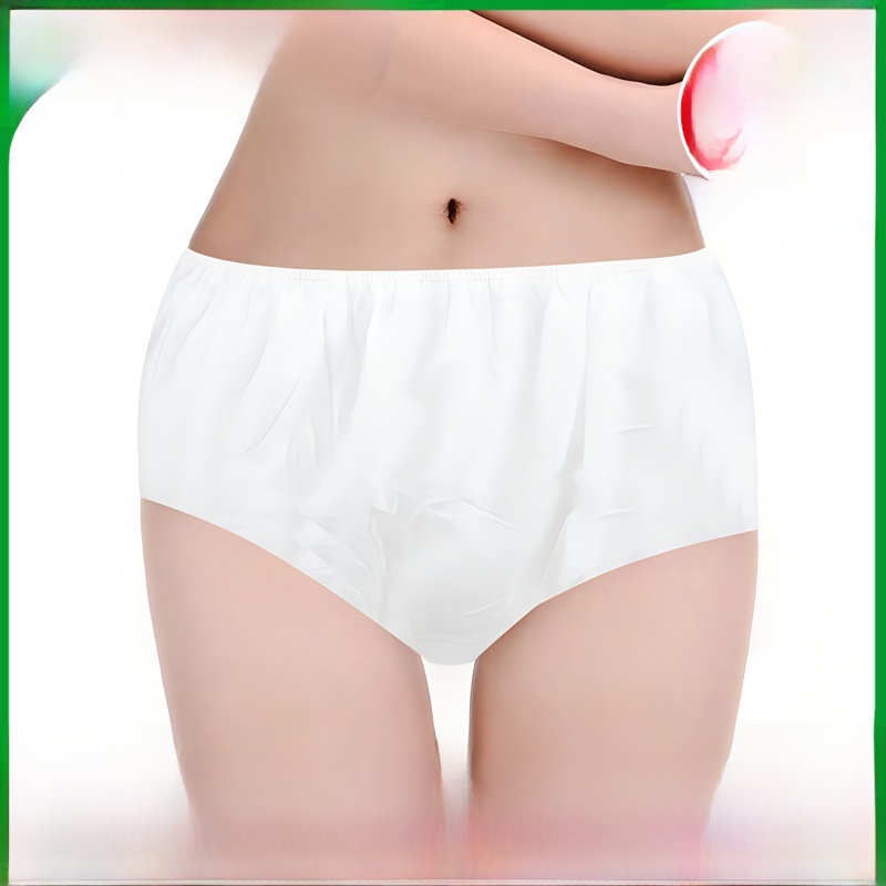 Disposable Underwear Beauty Salon Sweat Steaming Men and Women Plus Size Paper Diaper Female Adult Non-Woven Fabric Shorts Thickened