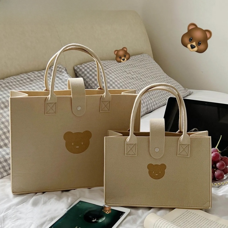 New Fashion Bags Daily Handbag Female Niche Style Fancy Office Worker Female Versatile Large Capacity Small Carrying Bag