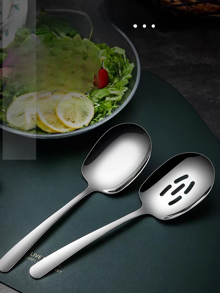 304 Stainless Steel Hotel Commercial Dining Spoon for Individual Portions