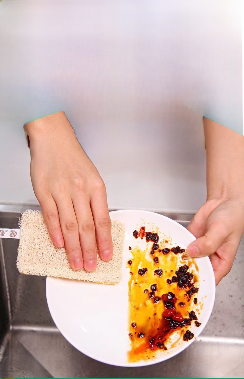Farm Natural Dishwashing Brush Rag Cleaning Loofah