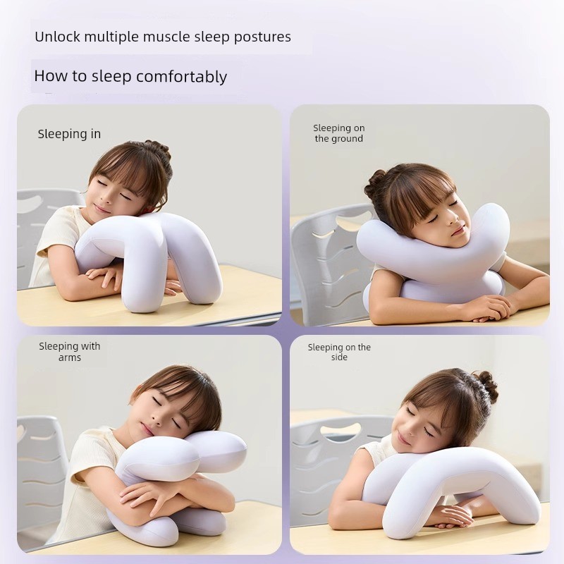 Everythink Afternoon Nap Pillow Student Adult Office Station Nap Face down Pillow Sleep Lumbar Pillow Pillow