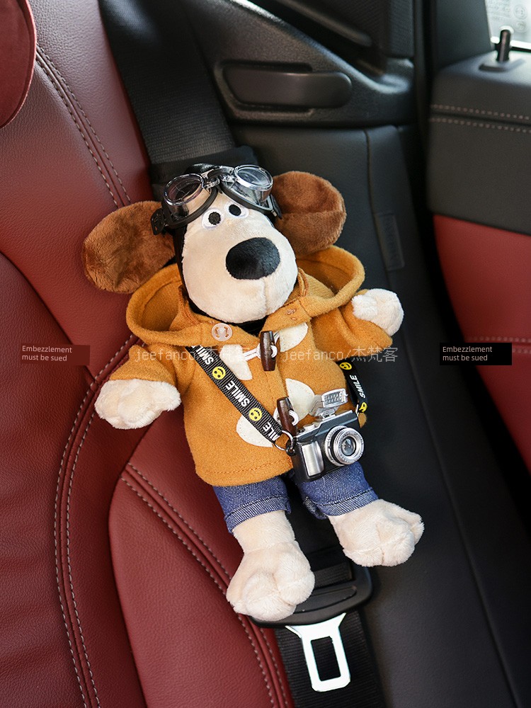 Decoration Cute Cartoon Couple Car Seat Belt