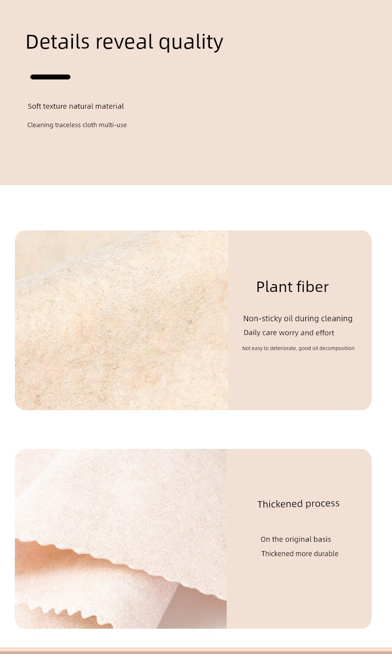 Luffa Cleaning Rags + Food Wrap + Toothpick Set