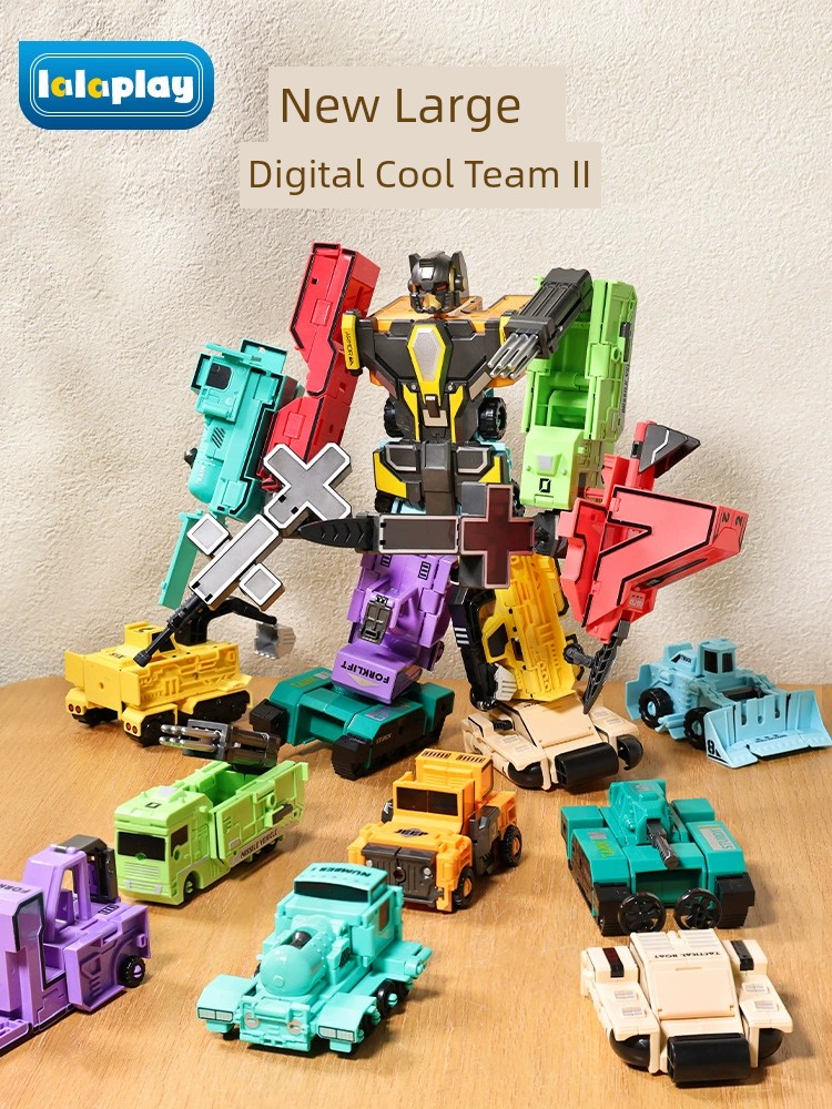 Digital Car Kids Puzzle 6 Years Old Combination Robot