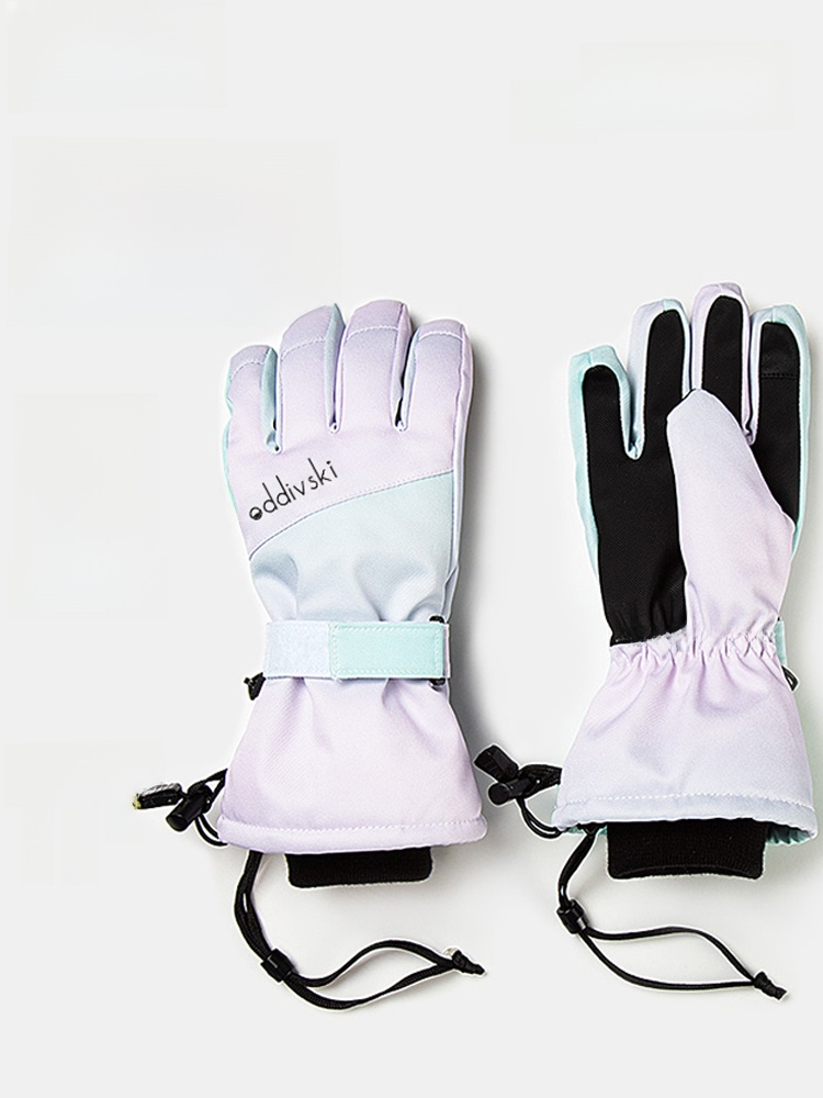 Oddivski Windproof Thickening Children's Ski Gloves