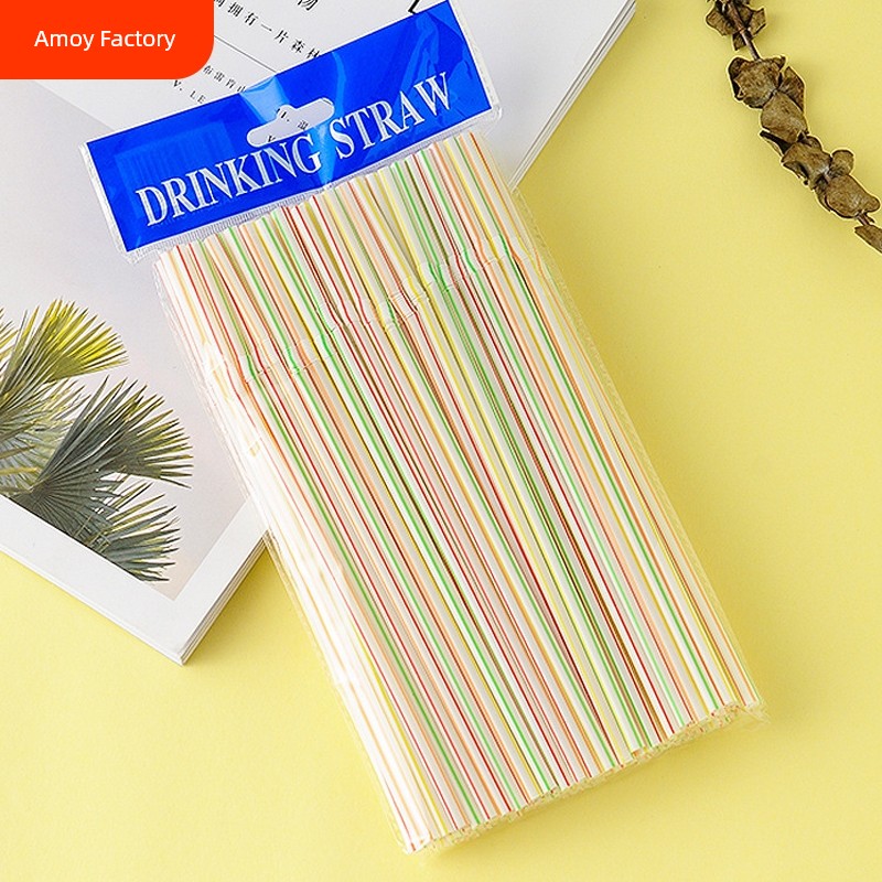 Color Elbow Long Drink Cola 21*0.5 Straw