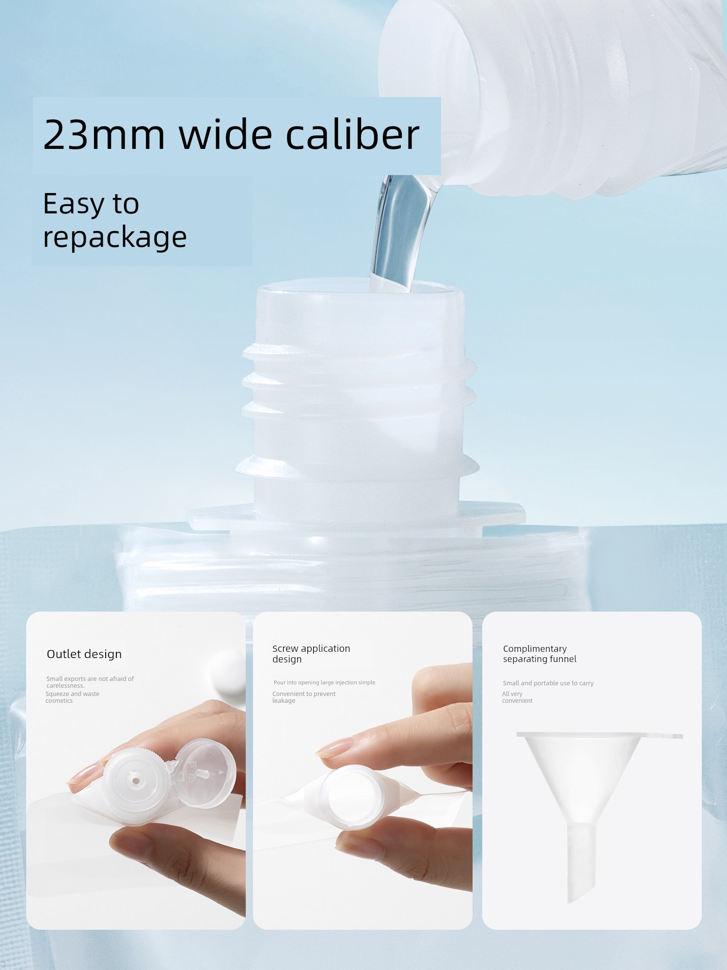 Travel Disposable Cosmetics Shampoo Subpackaging Bags