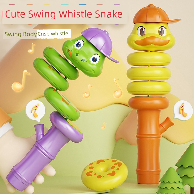 Whistle Twist Snake Kids Decompression Toy Balance Rotate Greedy Swing Snake Girl Boy Puzzle Pressure Relief Handy Gadget