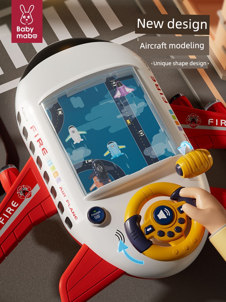 Kids Aircraft Racing Car Adventure Game Machine Educational Toys 3 to 6 Years Old Child Boy Car Birthday Gift