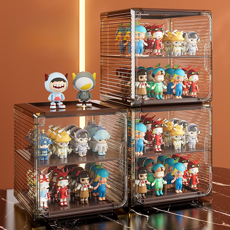 Blind Box Transparent and Dustproof Garage Kits Ornaments Storage Display Stand