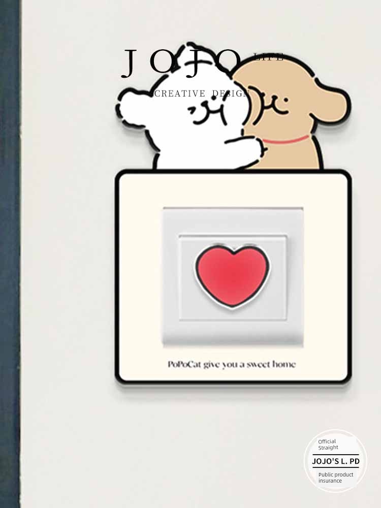 Jojo's L. Pd. Refuting. Switch Sticker Household Socket Frame Cover Switch Protective Sleeve | Mobile