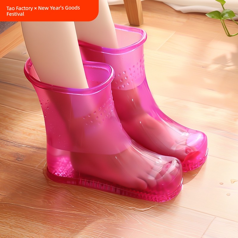 Large Size Knee High Plastic Foot Bathtub For Home Foot Bathing Shoes
