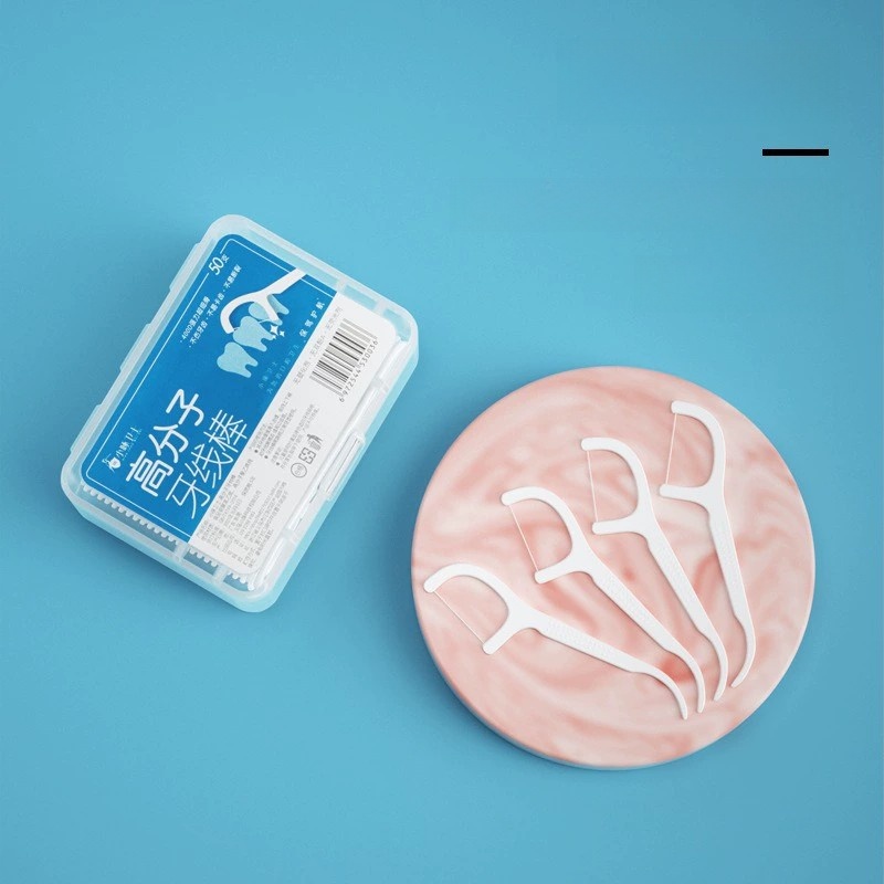 Molecular Dental Floss Ultra-Fine Floss Cleaning Oral Care Bow-Shaped Dental Floss Toothpick Stick Interdental Brush Multifunctional