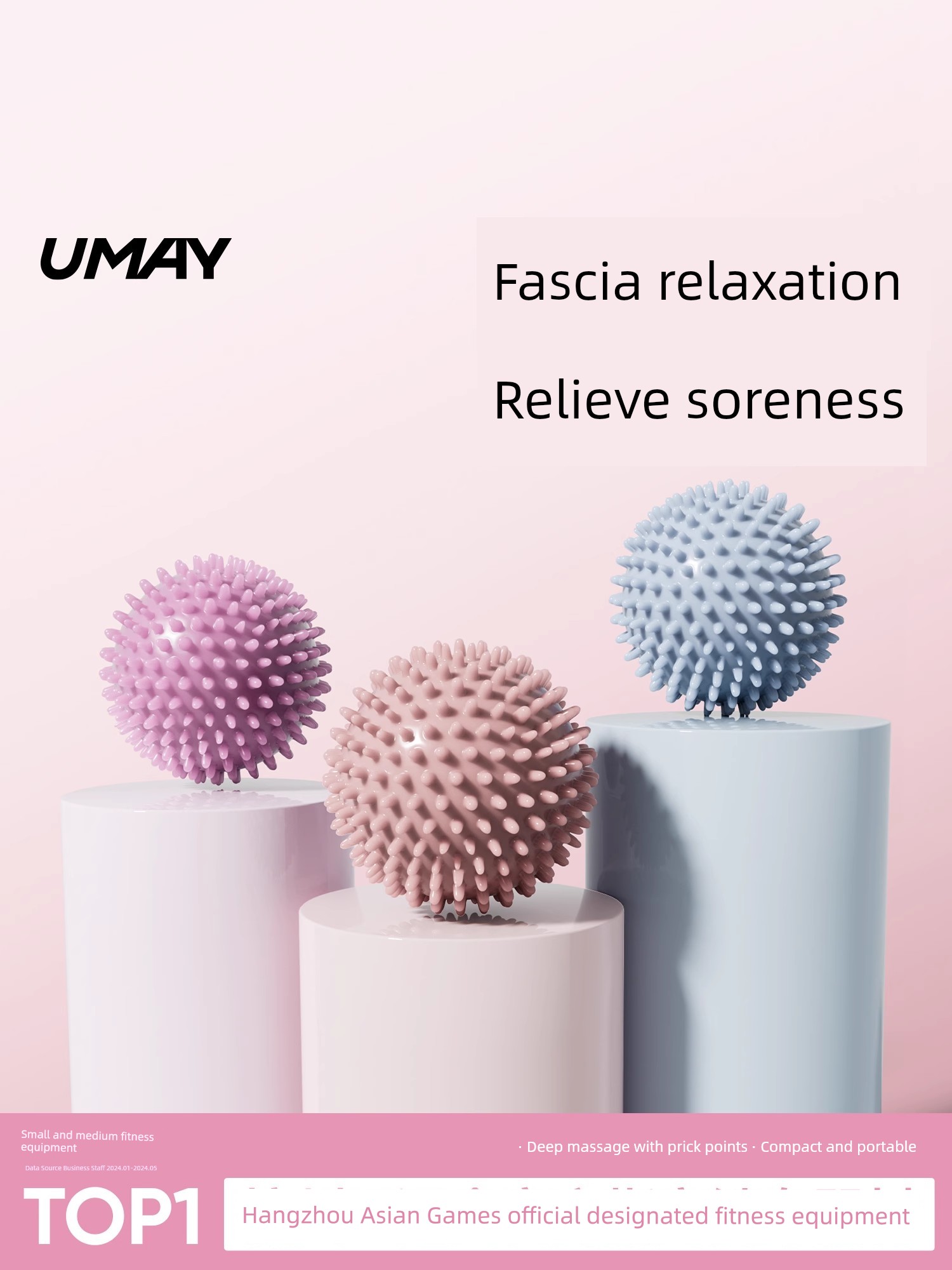 Relax Fitness Sole Muscle Waist Back Shoulder Massage Ball