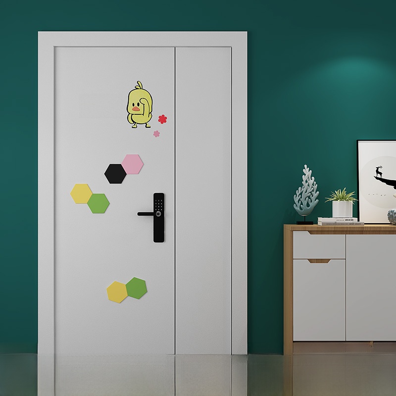 Thickened Door Sticker Refurbished Self-Adhesive Creative Bag Door Sticker Bedroom Waterproof Dormitory Whole Door Post Damaged Home Opening