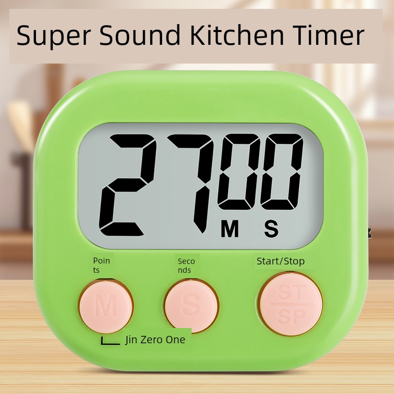 Timer Primary School Student Self-Discipline Handy Gadget Kitchen Reminder Digital Timer Homework Stopwatch Kids Learning Dedicated