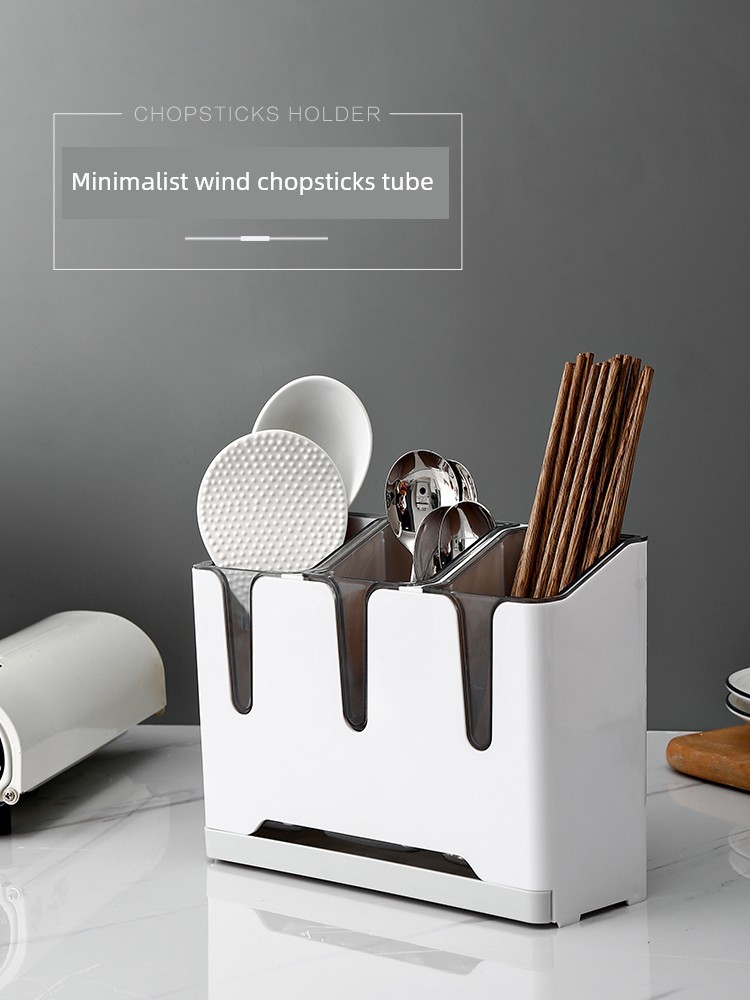 Jujiajia Chopsticks Basket Storage Rack Kitchen Chopsticks Box Storage Box For Home Chopstick Canister Draining Rack Wall Hanging Chopsticks Shelf Support
