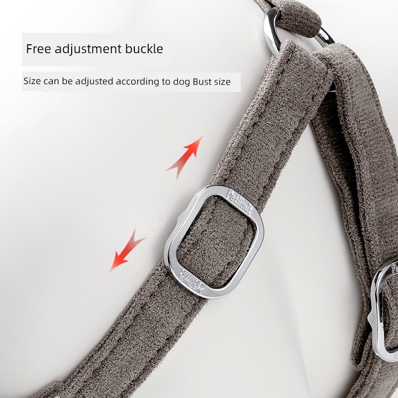 轻盈舒适宠物胸背带，适合小型犬