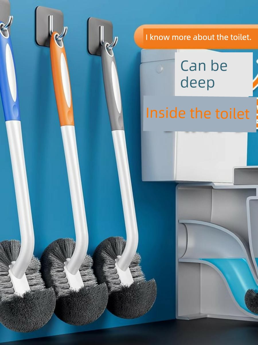 Toilet Brush For Home Brush for Corner Toilet Brush Soft Wool Long Handle Toilet Cleaning Brush Wall Hanging Toilet Cleaning Brush