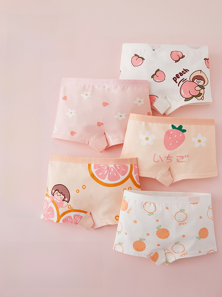 Disposable Children's Underwear Girl Pure Cotton Boxer Boxer Shorts Travel Pure Cotton Comfortable Sterilization Disposable Daily Disposable
