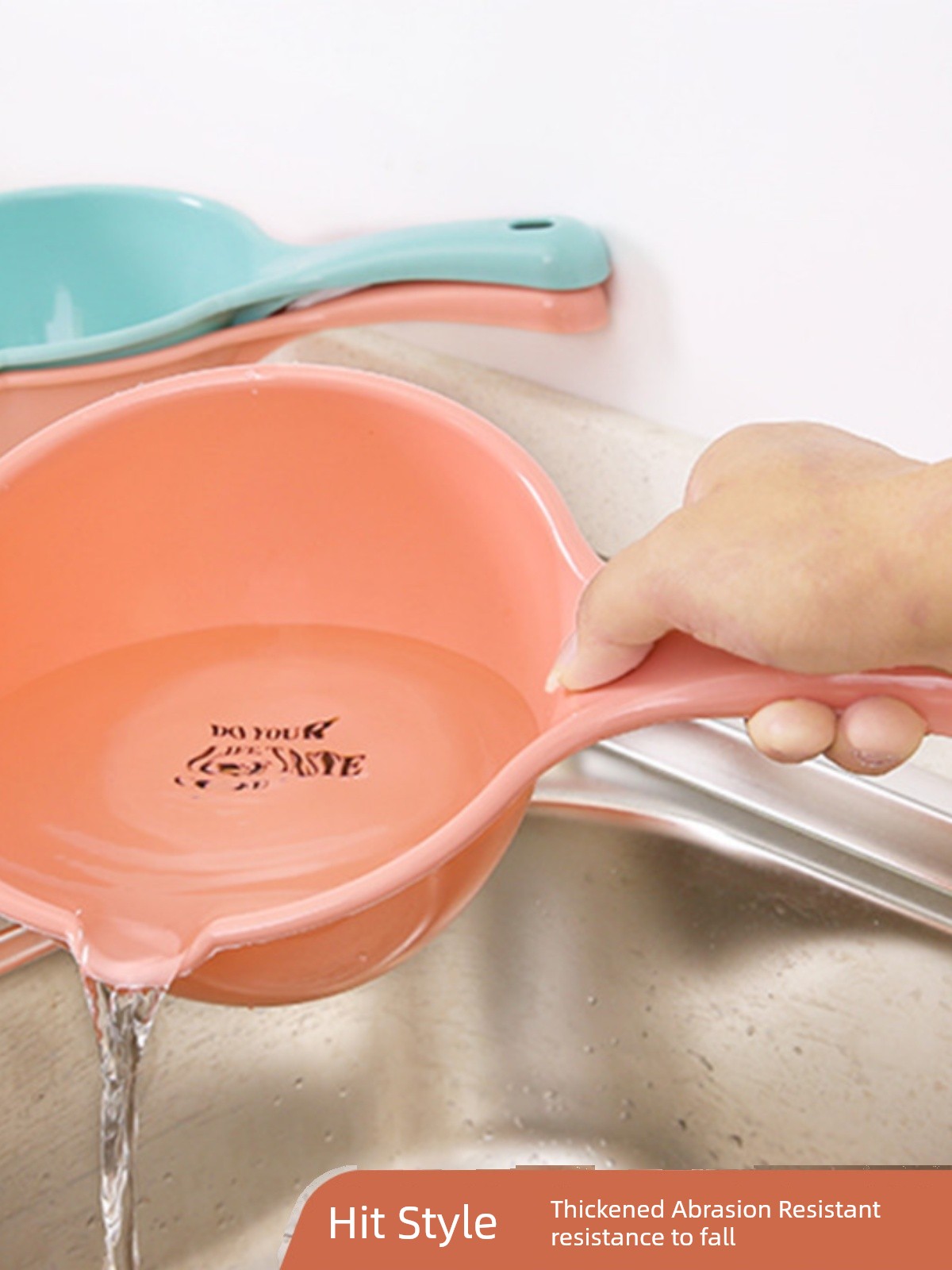 Household Kitchen Water Ladle Thickened Plastic Water Spoon Bath Spoon Water Spoon Drifting Chopsticks Water Ladle Children Shampoo Spoon