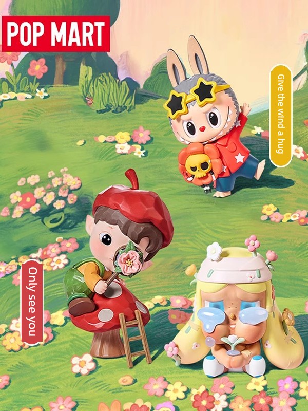[Tens of Billions] PopMart Pop Mart Collection Small Hand Pull Small Hand Series Hand-Made Blind Box Fashion Play Gift
