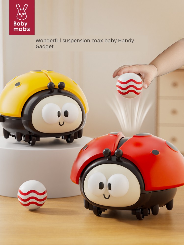 Ladybug Floating Ball Kids Early Childhood Education Baby Concentration Training Boys and Girls 1-3 Years Old Baby Toy Crab