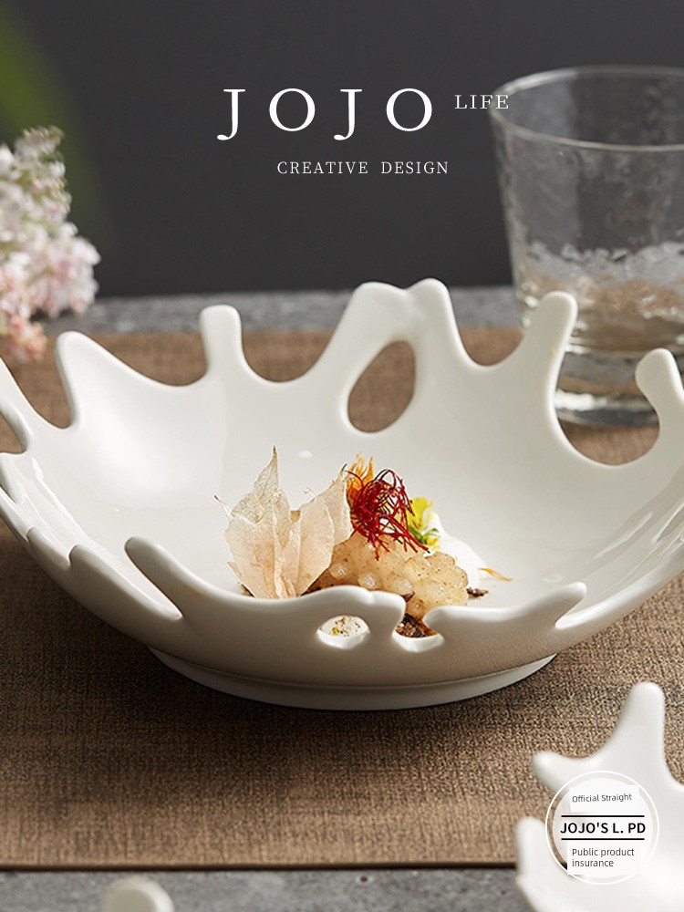 Jojo's L. Pd. Const. Hotel Restaurant Classy Ceremonial Tableware Fruit Salad Plate | Xingxian