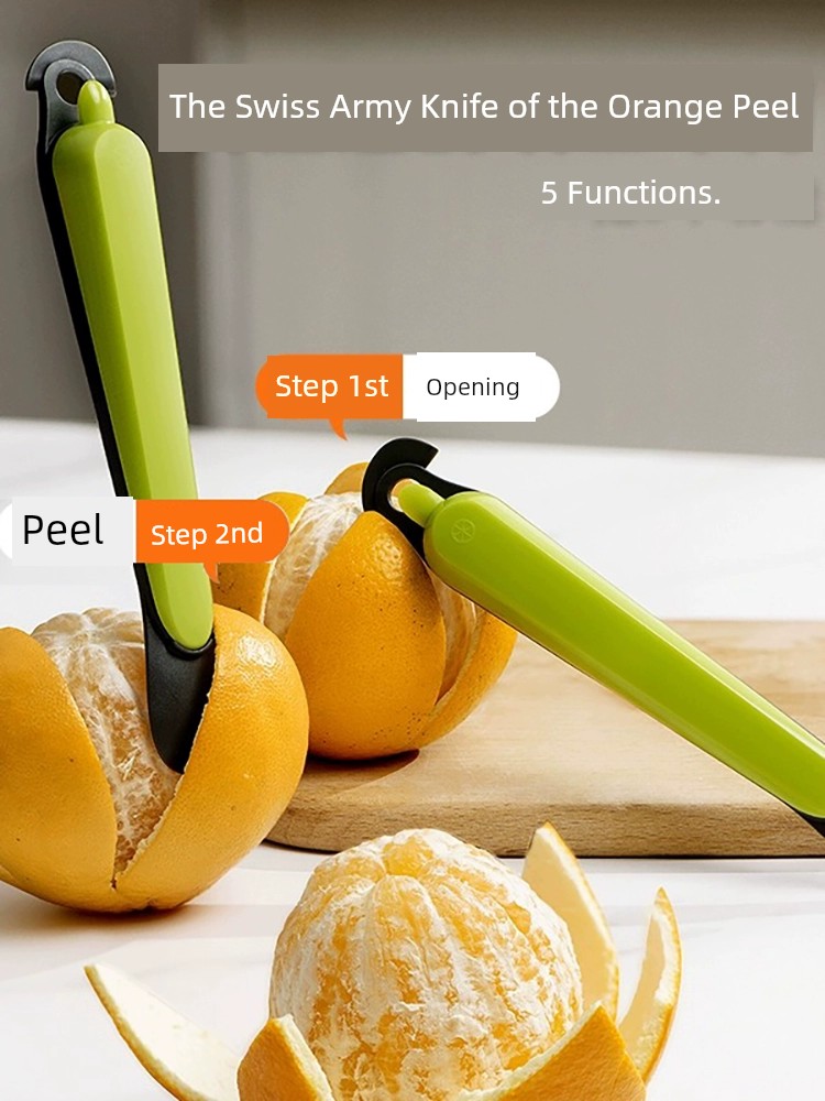 Multifunctional Orange-Peeling Device Open Orange Handy Gadget Peel Orange Tool Special Peel Remover Navel Orange Pomegranate Fruit Opener