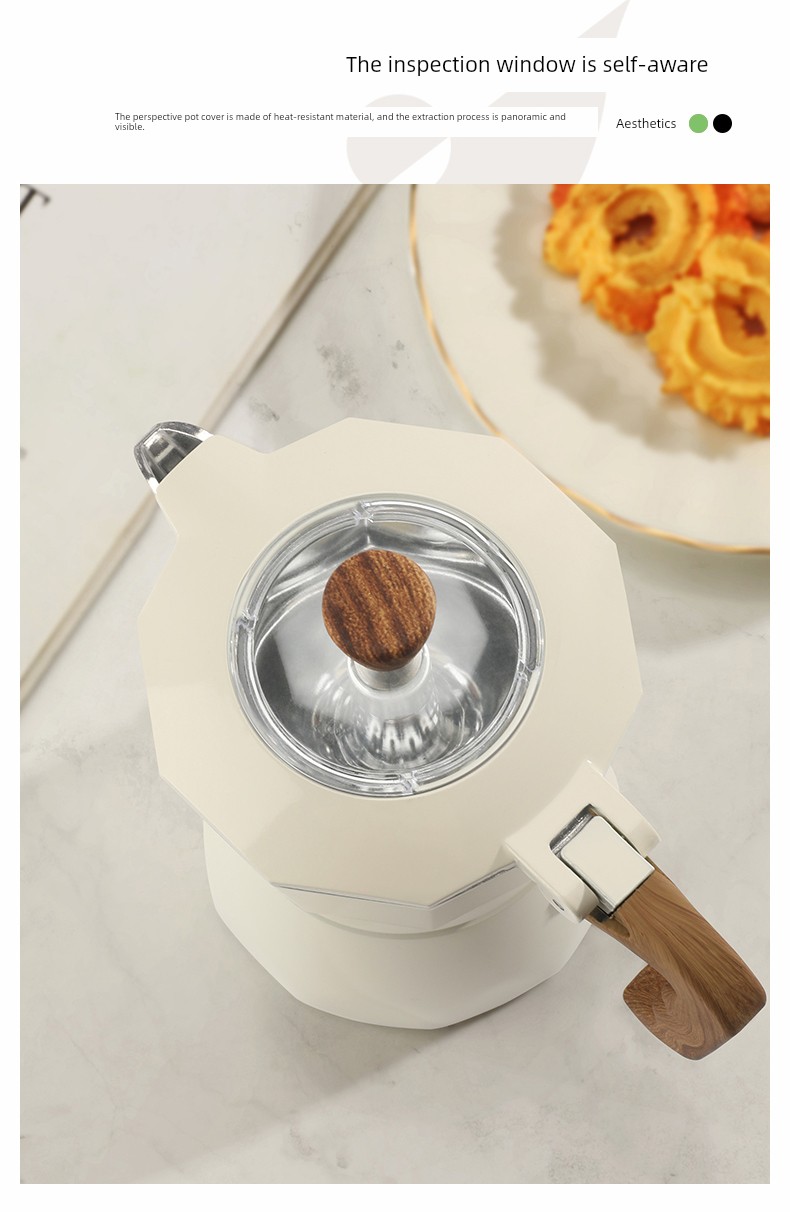 Mongdio Double Valve Espresso Coffee Maker Set