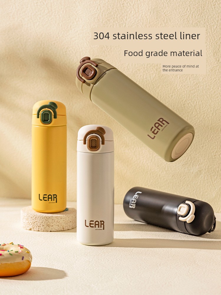 Modern Housewife Stainless Steel Thermos Cup Small Portable Cup Boys 2025 New Arrival Students Go to School Special Water Cup