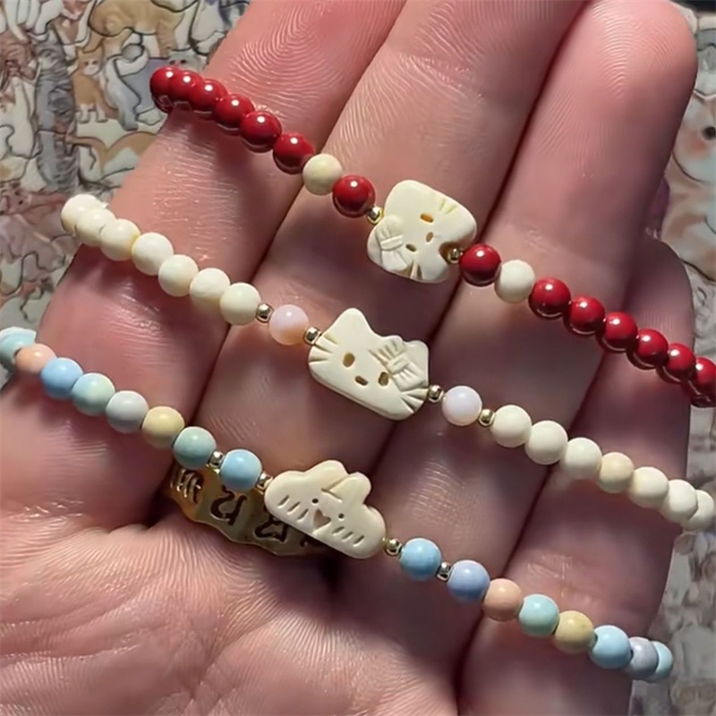 Kitty Bunny Women's Classy Chinese Bracelet Beaded